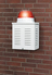 Compact alarm system, siren and flash Example of application