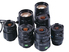 1/3" IR Vario Lens 2.8-12 mm DC Aperture front view