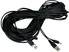 20 m preassembled video combination cable front view