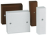 Screw terminal distributor flush mount, 8-pins, white front view