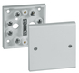 Screw terminal distributor flush mount, 8-pins, brown inner view
