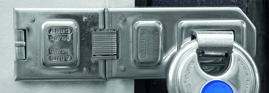 Hasps and padlocks from ABUS