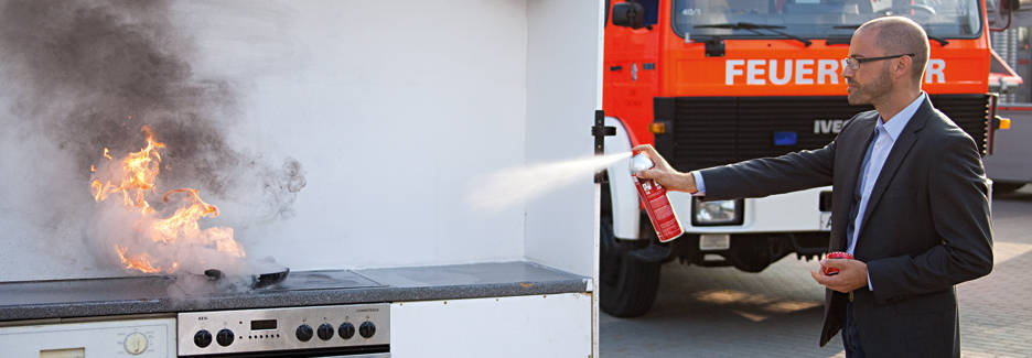 Extinguish fire right away